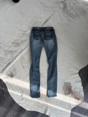 Y2K light wash low rise jeans